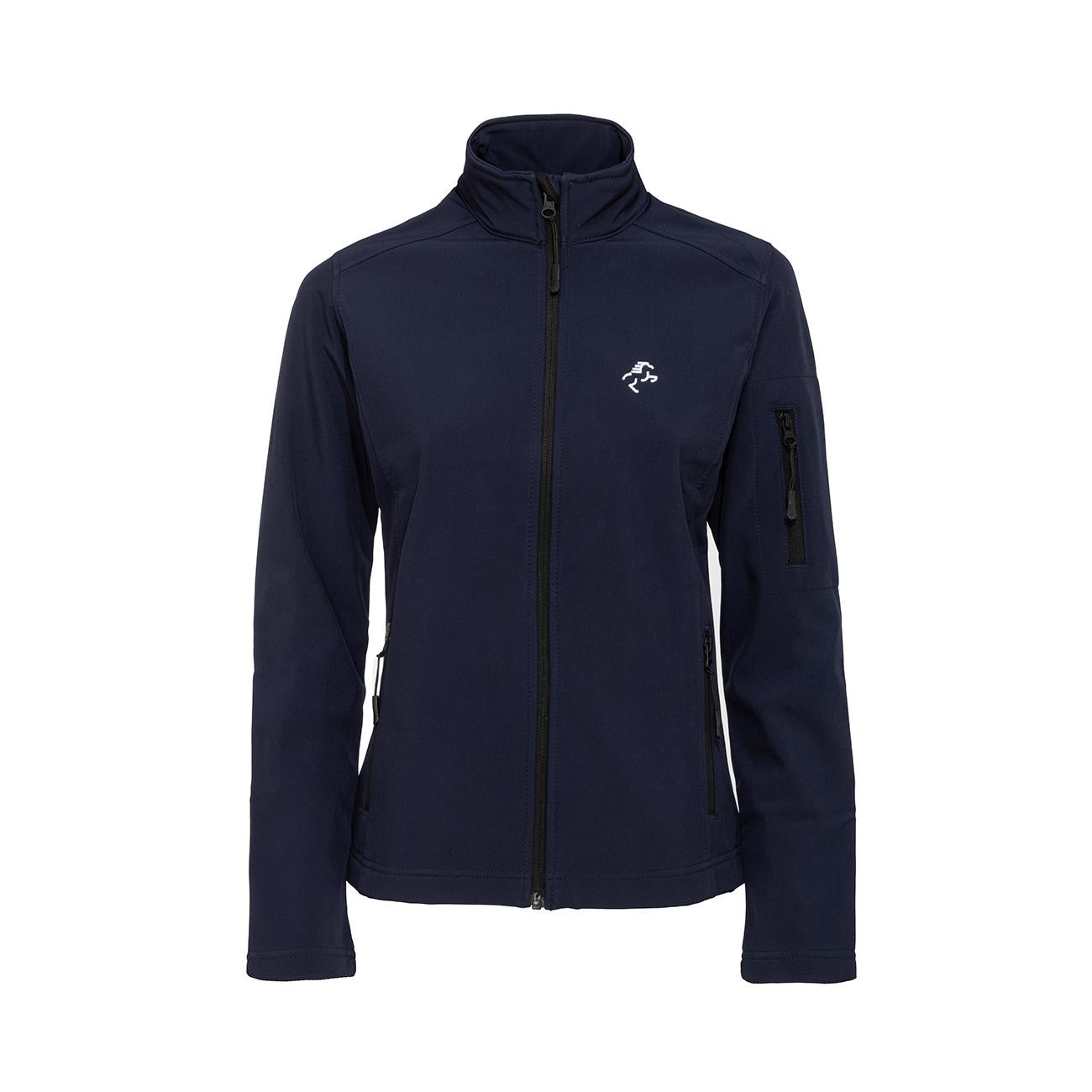 SOFTSHELL DONNA FULL ZIP 09EH-K400 BLUE NAVY EQUINE HORSE