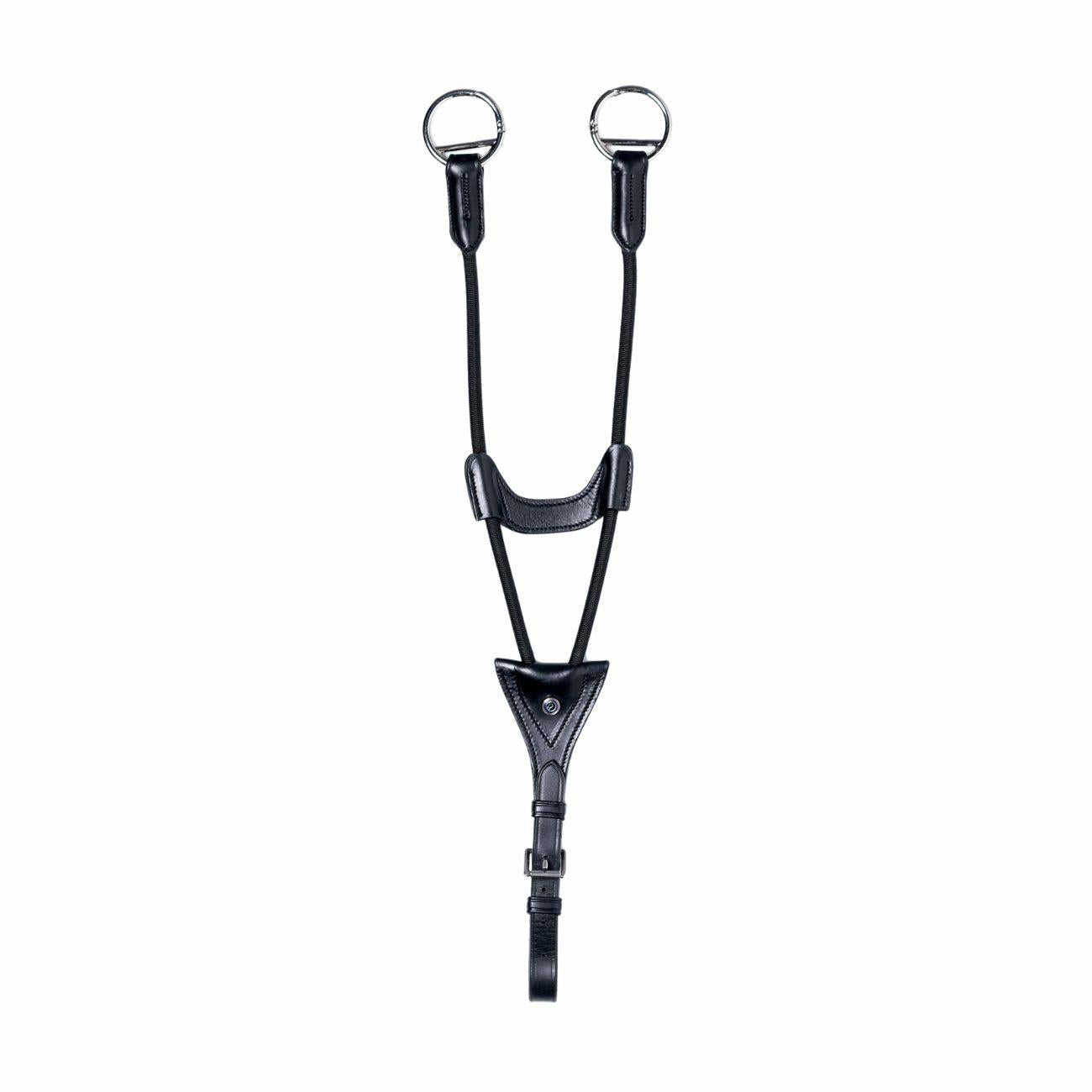 Forchetta Per Martingala Elastic Trust Equestrian Nero/Argento E23901 BLACK/SILVER TRUST EQUESTRIAN 
