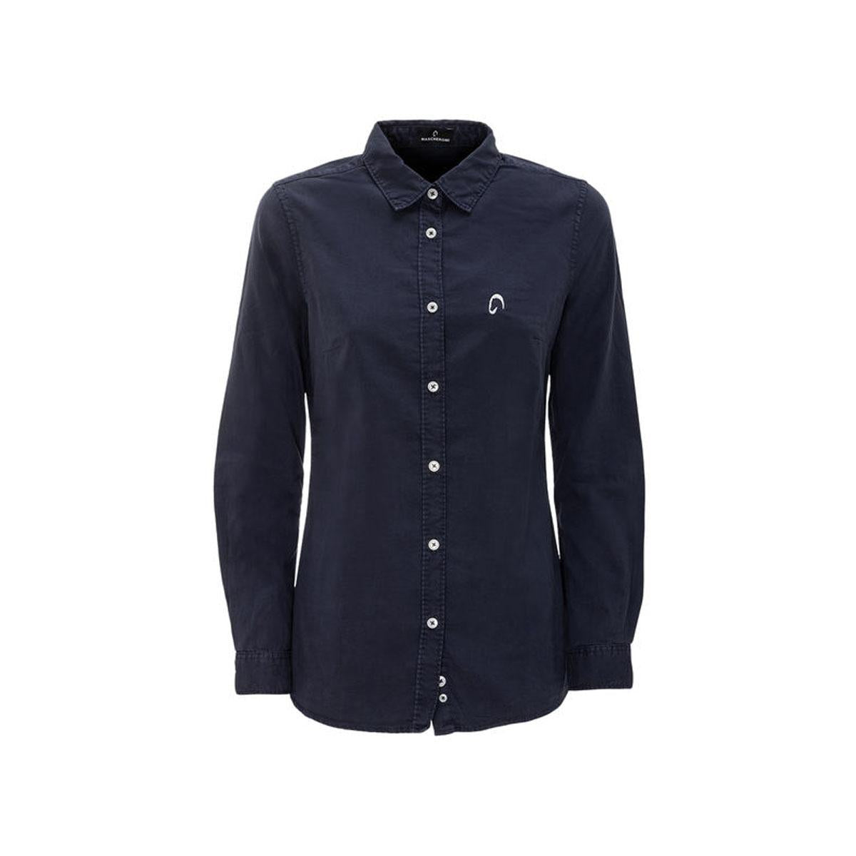 CAMICIA CLASSICA DONNA MASCHERONI-NS503 NAVY BLUE MASCHERONI SELLERIA