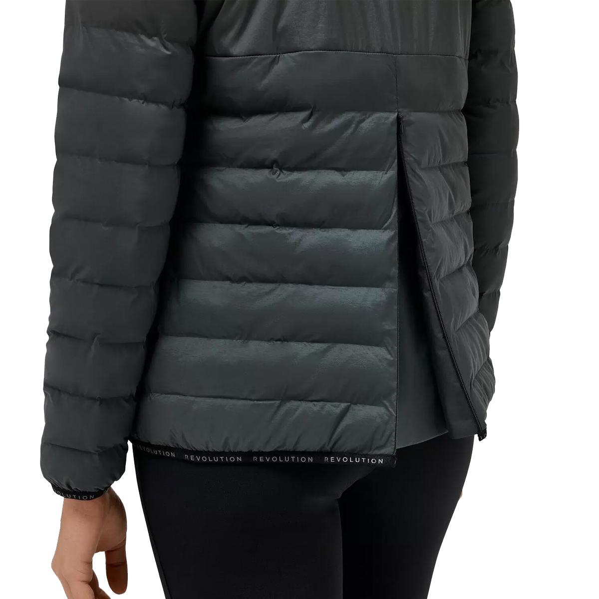 PIUMINO DONNA CON CAPPUCCIO RIMOVIBILE R-EVO CAVALLERIA TOSCANA 30CT-GID272NY099 8200GREY CAVALLERIA TOSCANA 