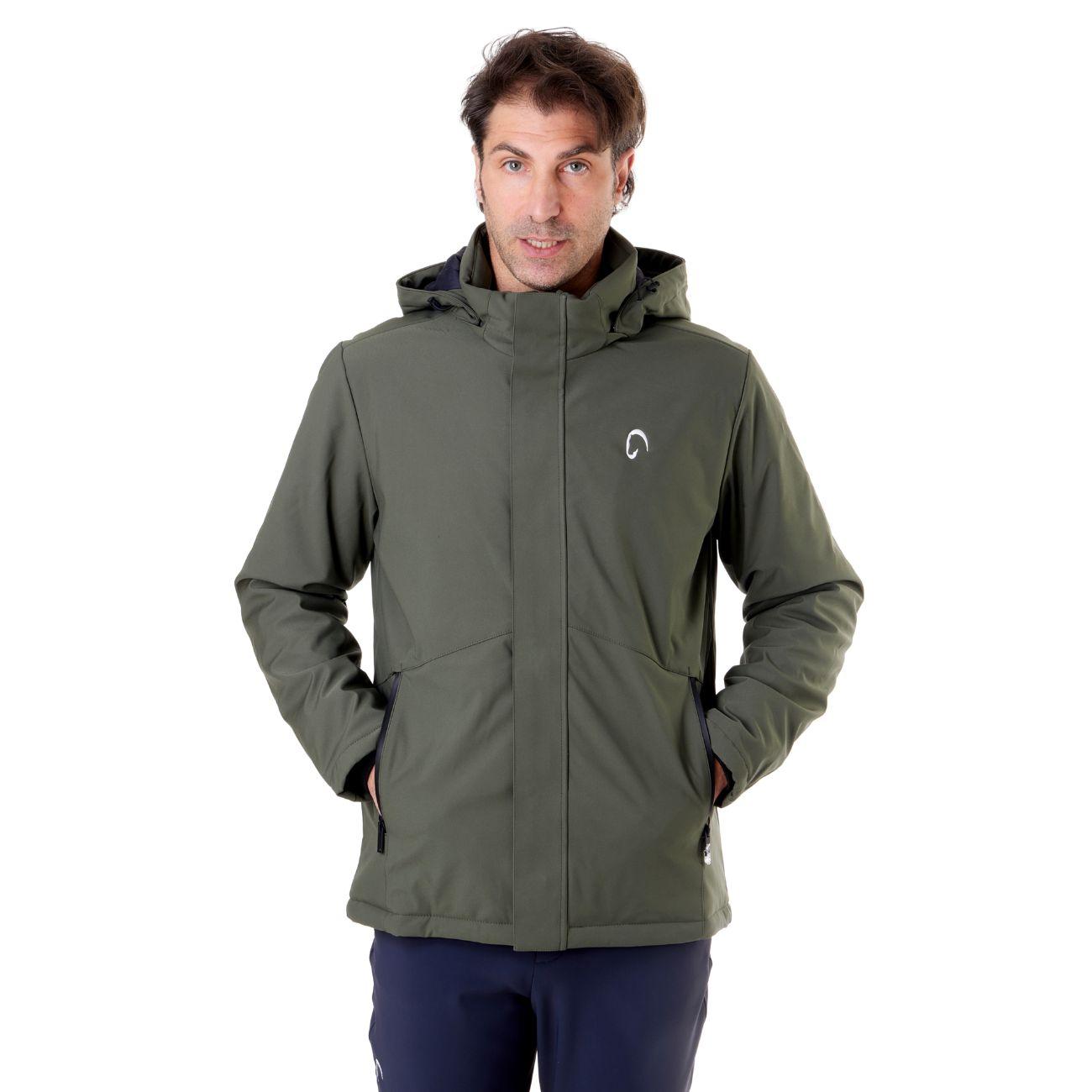 Giubbotto Unisex Con Cappuccio Mascheroni 12K3227MASE319 OIL GREEN MASCHERONI SELLERIA 