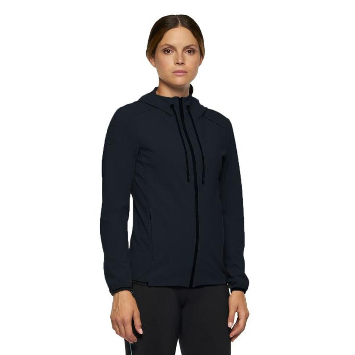 SOFTSHELL DONNA FULL ZIP TESSUTO TRAFORATO 09CT-GID259JE142 7901NAVY CAVALLERIA TOSCANA