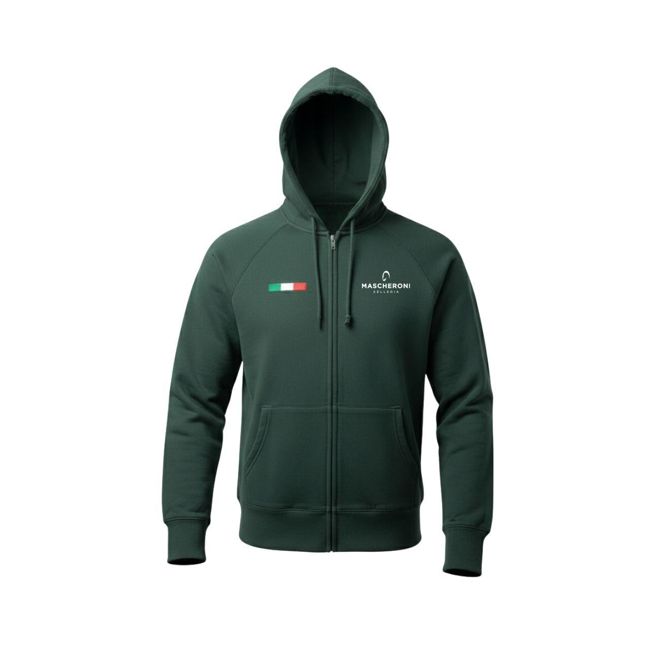 Felpa Da Uomo Claim Mascheroni 09MACLAIMU VERDE MASCHERONI SELLERIA 