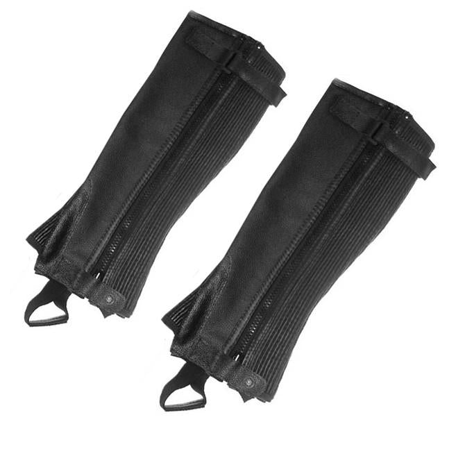 Ghette daslo in pelle con facsia elastica 09TA0901201 10NERO DASLO 