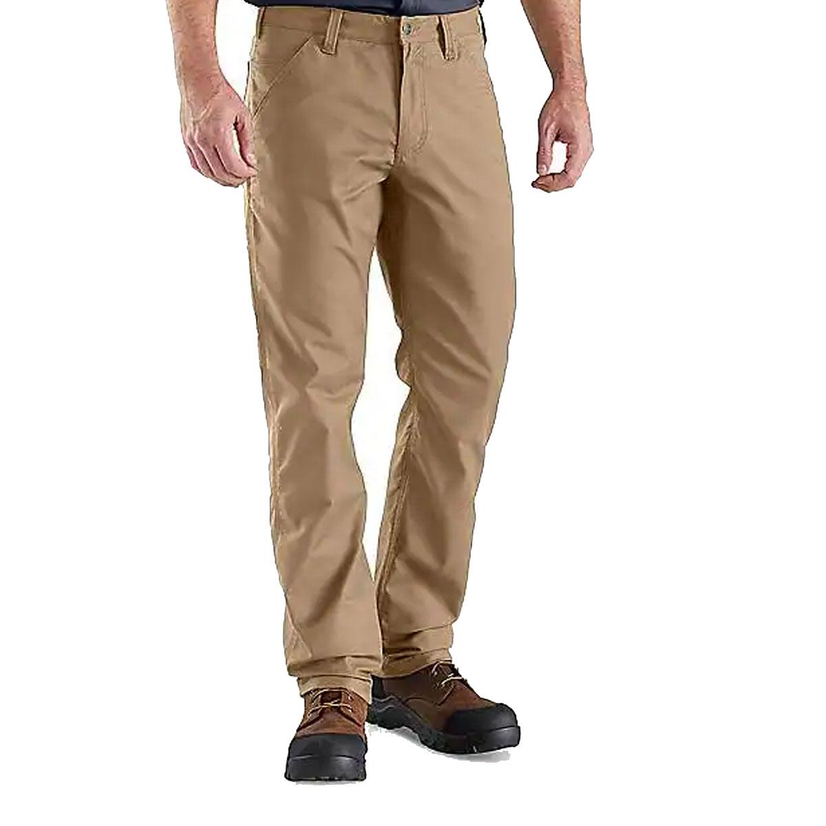 PANTALONI DA LAVORO IN CANVAS RUGGED FLEX 30CA-103109 DARK KHAKI CARHARTT