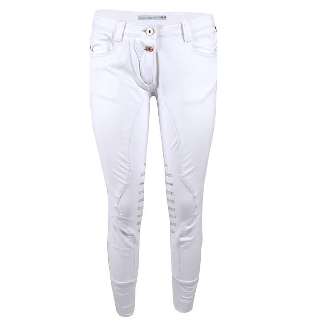 ANIMO ANIMO Nai Animo 02 Bianco Pantaloni Da Equitazione 12AMNAI 02BIANCO. 