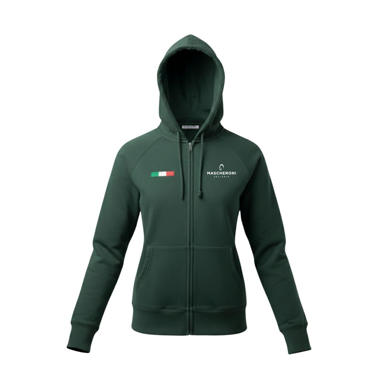 Felpa Da Donna Claim Mascheroni 09MACLAIMD VERDE MASCHERONI SELLERIA 