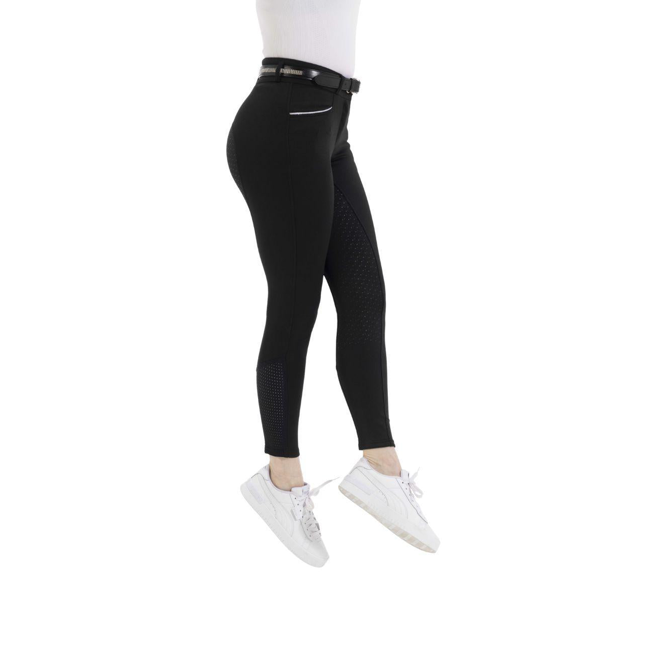 Pantaloni Da Donna Claudine Equitheme Nero 979788 2NERO EQUITHEME 