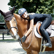 Pantalone Da Equitazione Da Donna Mascheroni by Virginia Tschang Nero VTPANTS NERO MASCHERONI SELLERIA 