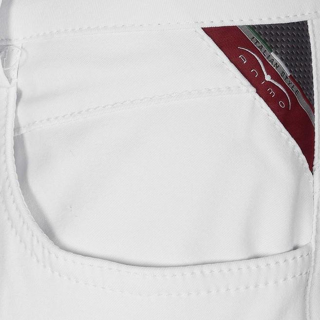 ANIMO Nappo Animo Bianco Pantaloni Da Equitazione 21AM-NAPPO 02BIANCO ANIMO 