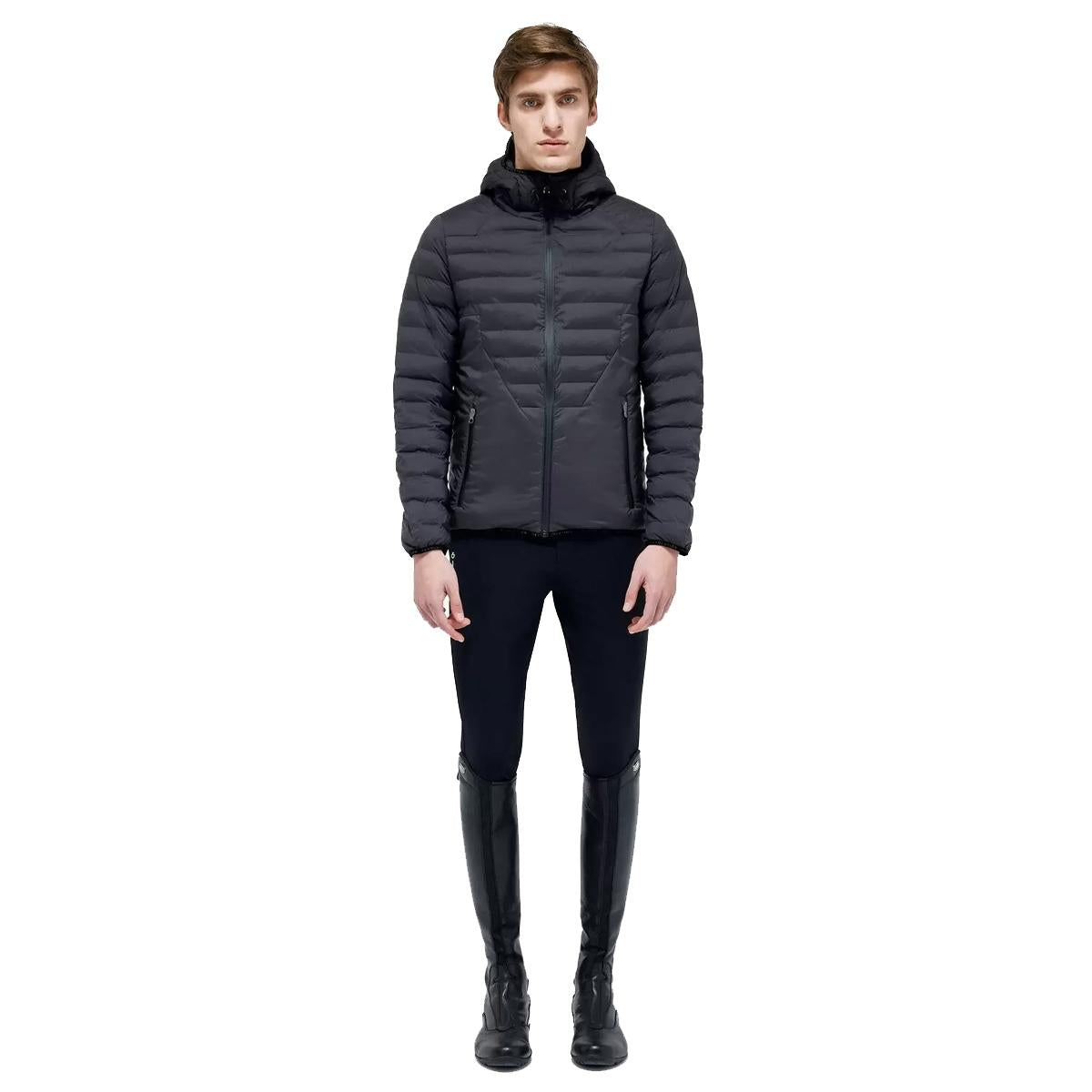 PIUMINO UOMO CON CAPPUCCIO RIMOVIBILE R-EVO CAVALLERIA TOSCANA 30CT-GIU272NY099 7901NAVY CAVALLERIA TOSCANA