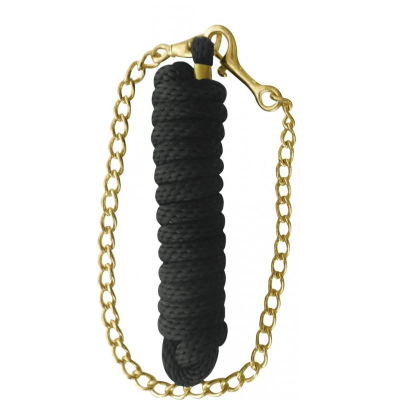 520032 002 BLACK ROPE/BRASS CHAIN NORTON