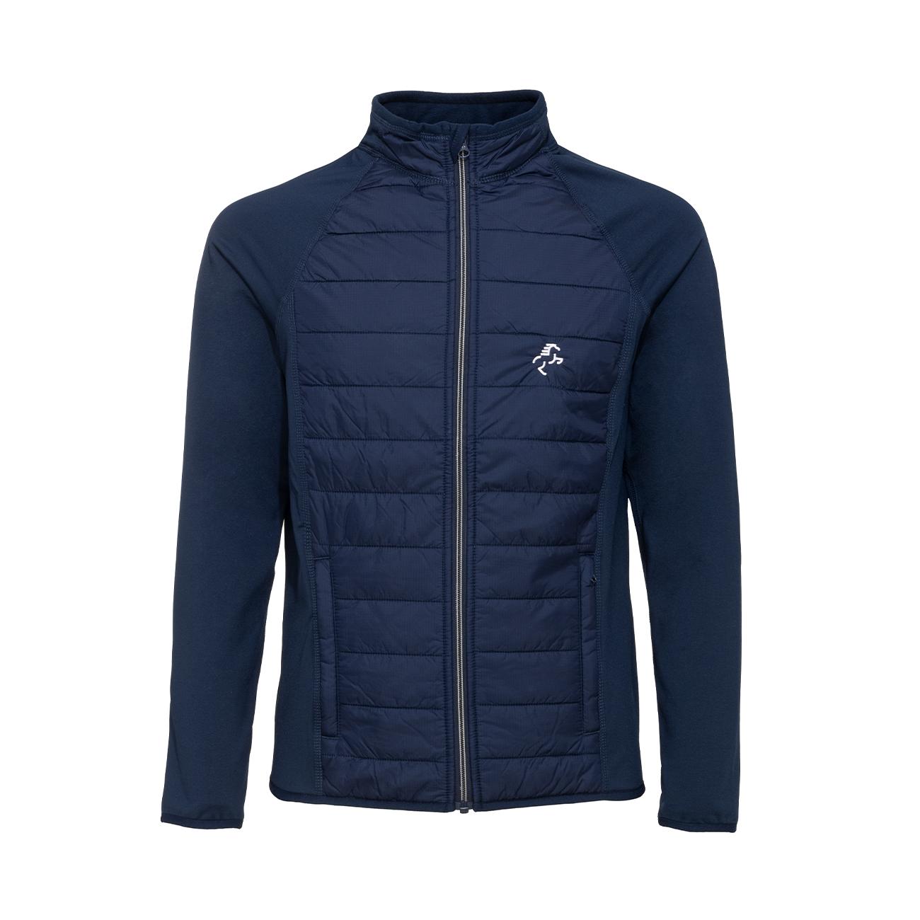 GIUBBOTTO SPORTIVA BIMATERIALE UNISEX 09EH-PA233 SPORTY BLUE NAVY EQUINE HORSE