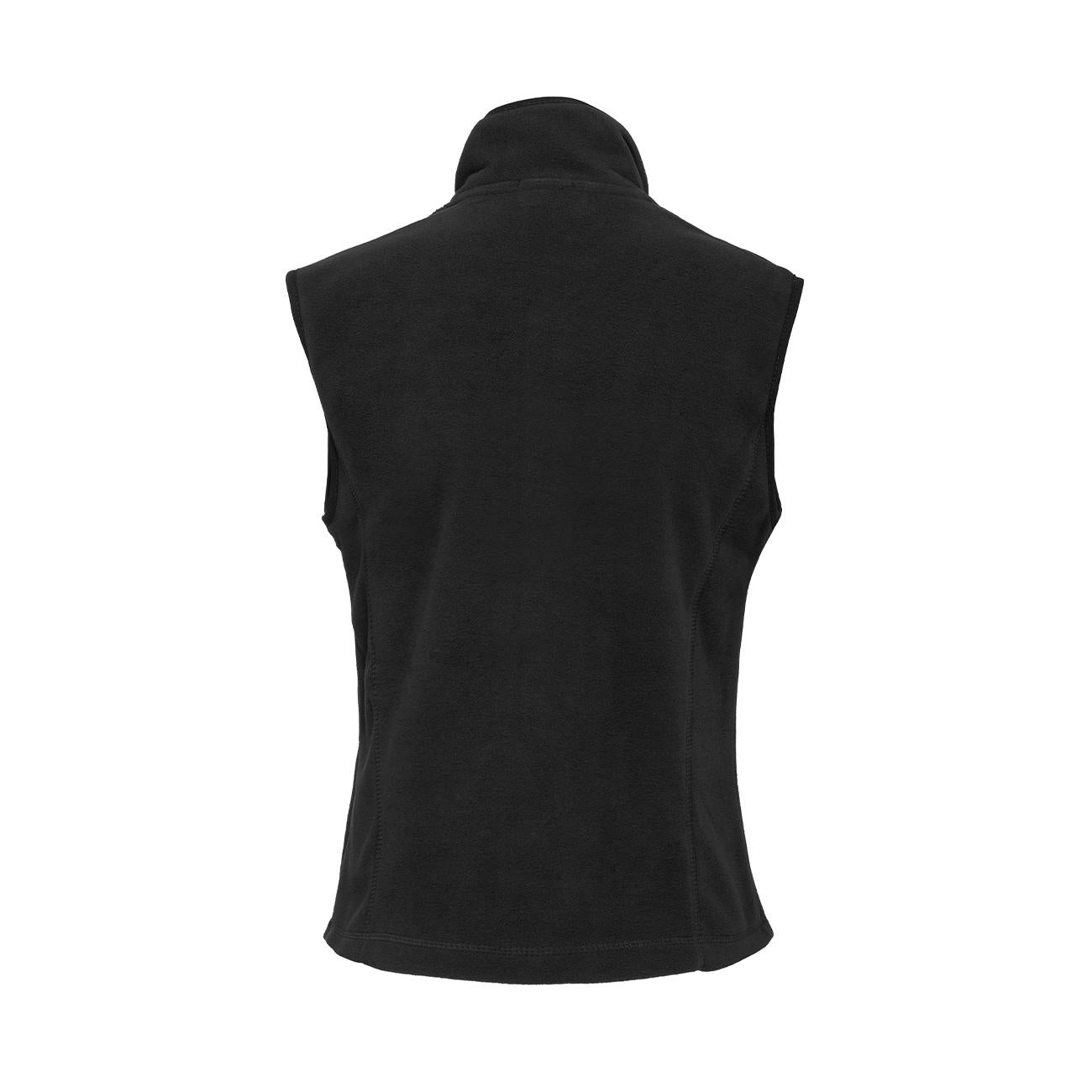 GILET IN MICROPILE DONNA FULL ZIP 09EH-906 BLACK EQUINE HORSE 