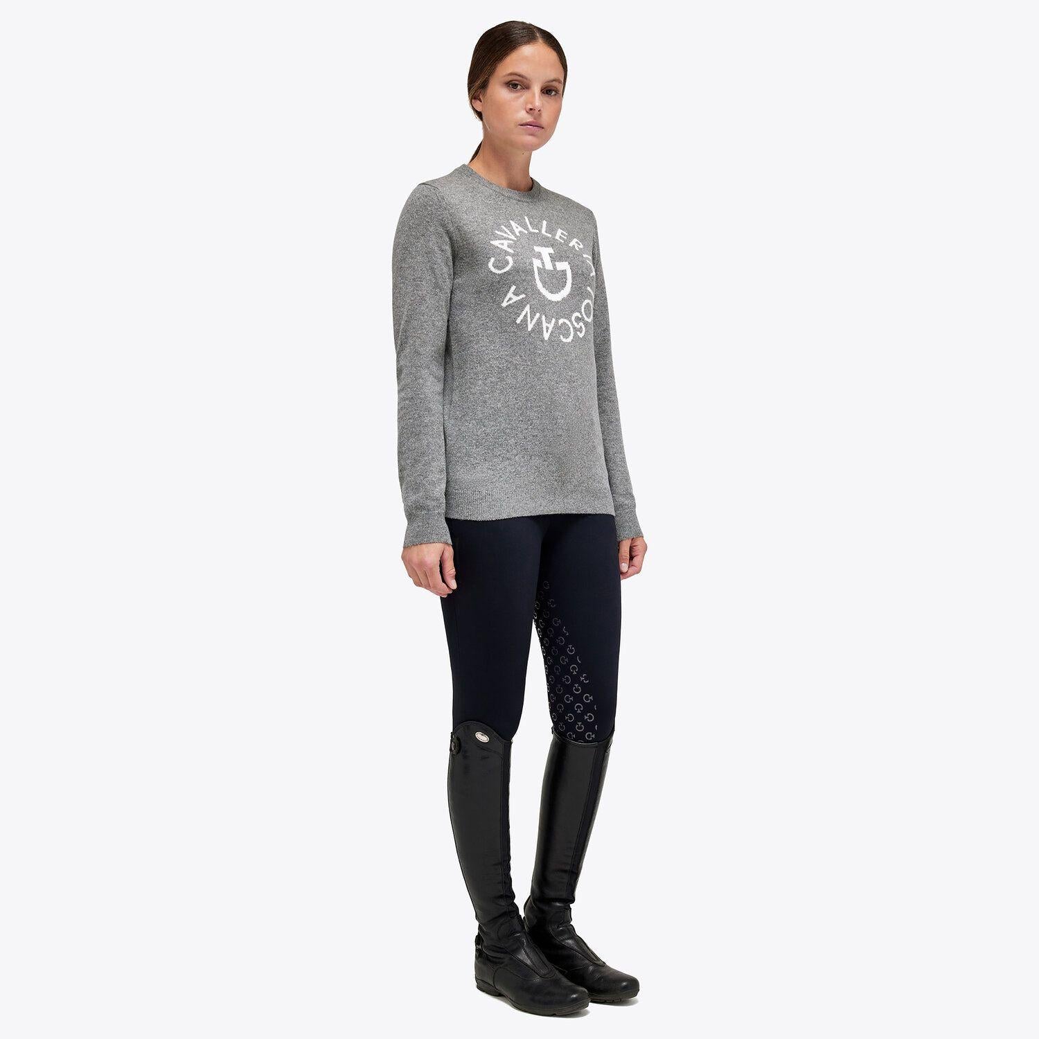 GIROCOLLO DONNA MISTO CASHMIRE CAVALLERIA TOSCANA 29CT-MAD115LA036 8000STONE GREY CAVALLERIA TOSCANA 