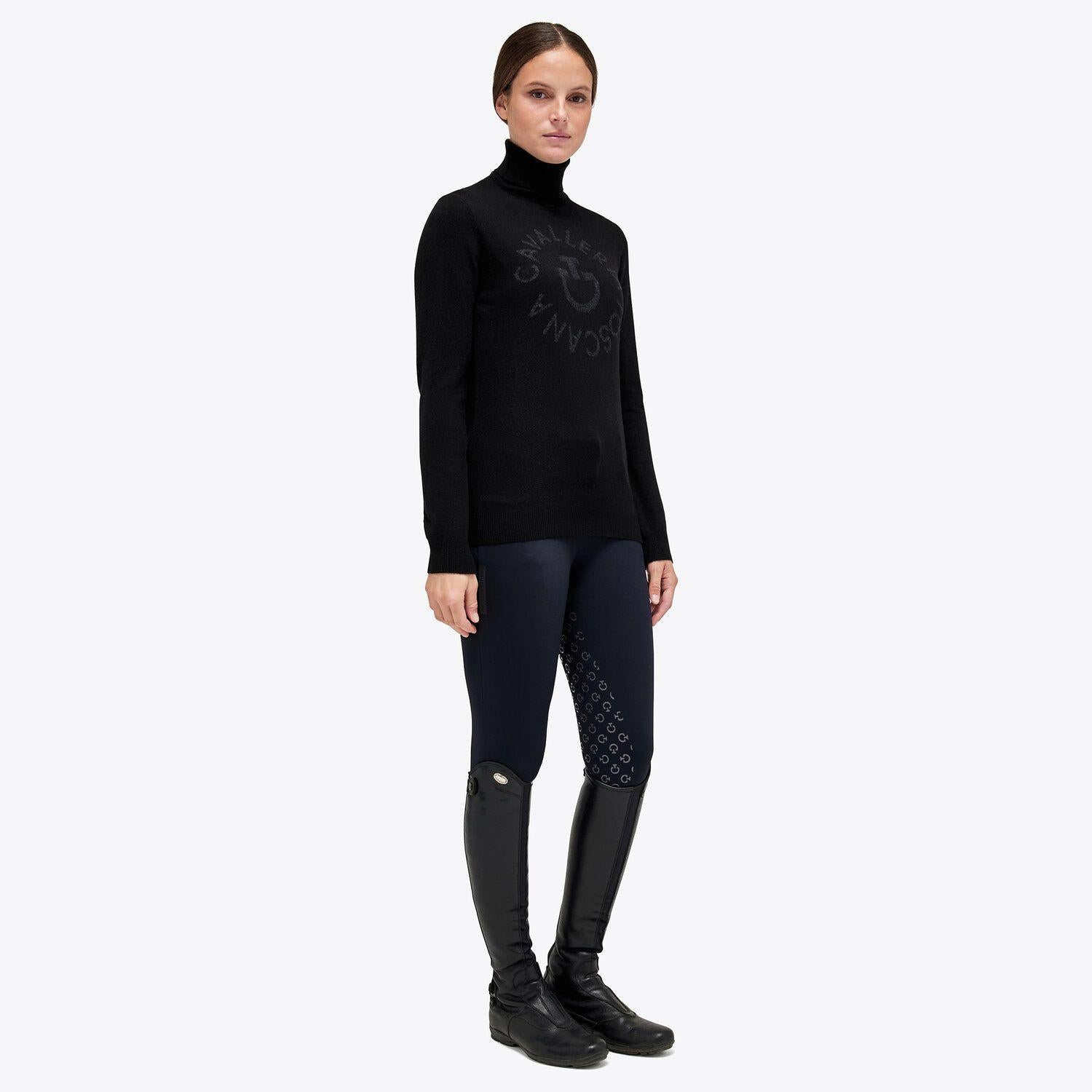 DOLCEVITA DONNA MISTO CASHMIRE CAVALLERIA TOSCANA 29CT-MAD116LA036 9999BLACK CAVALLERIA TOSCANA 
