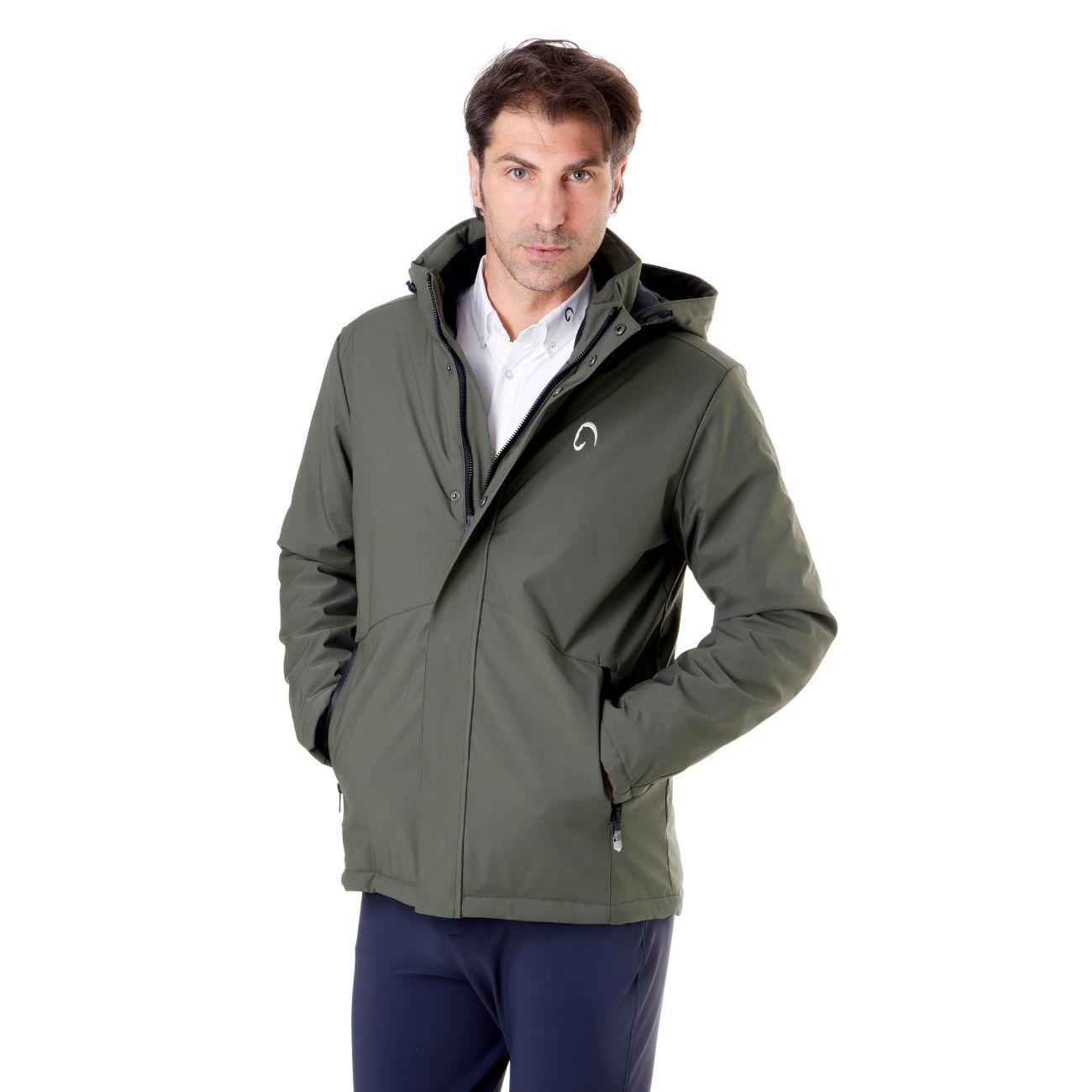 Giubbotto Unisex Con Cappuccio Mascheroni 12K3227MASE319 OIL GREEN MASCHERONI SELLERIA 