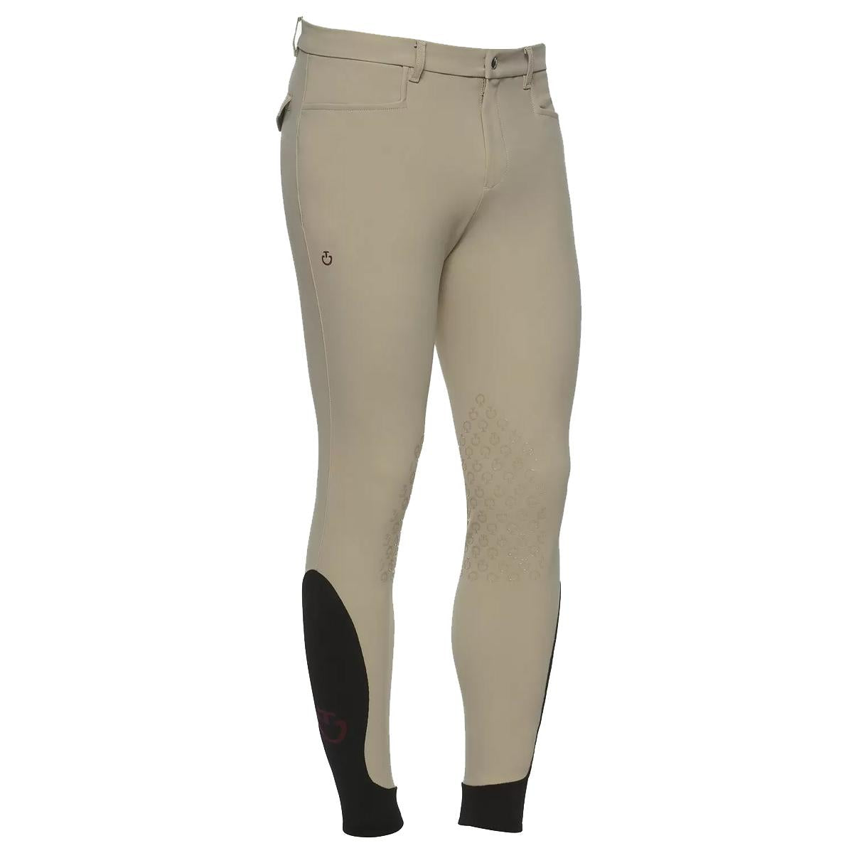 PANTALONE DA EQUITAZIONE UOMO CON GRIP AL GINOCCHIO 30CT-PAUN22JE010 1003BEIGE CAVALLERIA TOSCANA