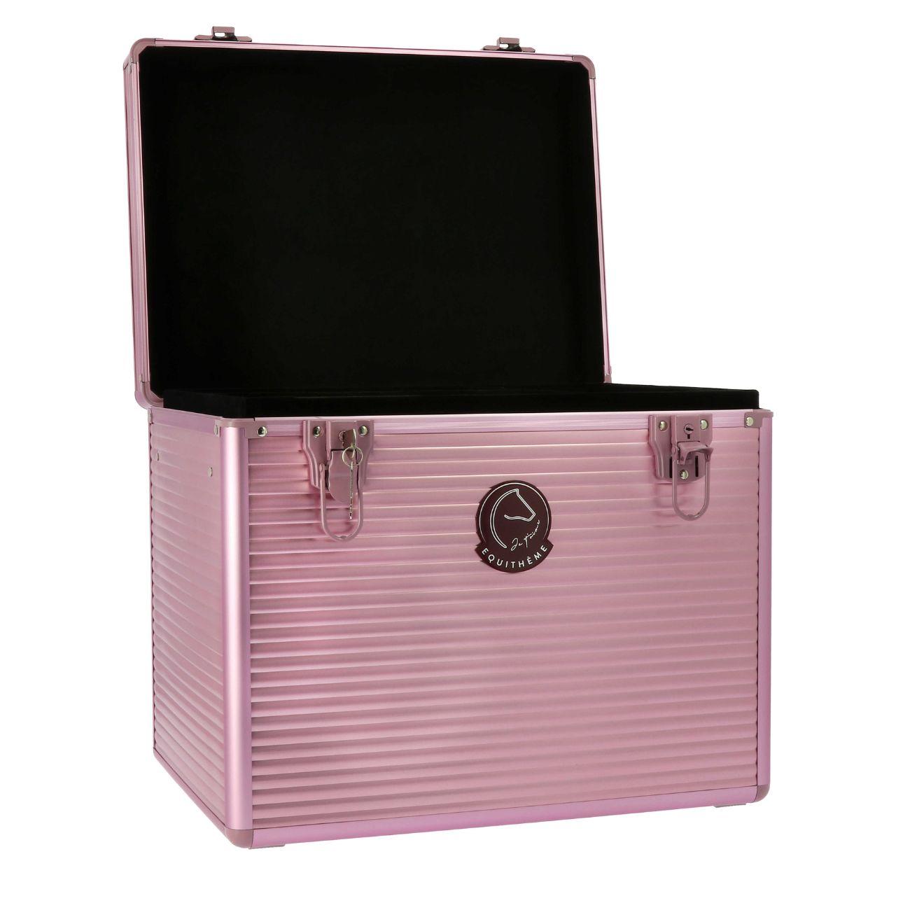Bauletto Grooming Box Je T'aime Equitheme Rosa 700011 313PINK/BURGUNDY EQUITHEME 