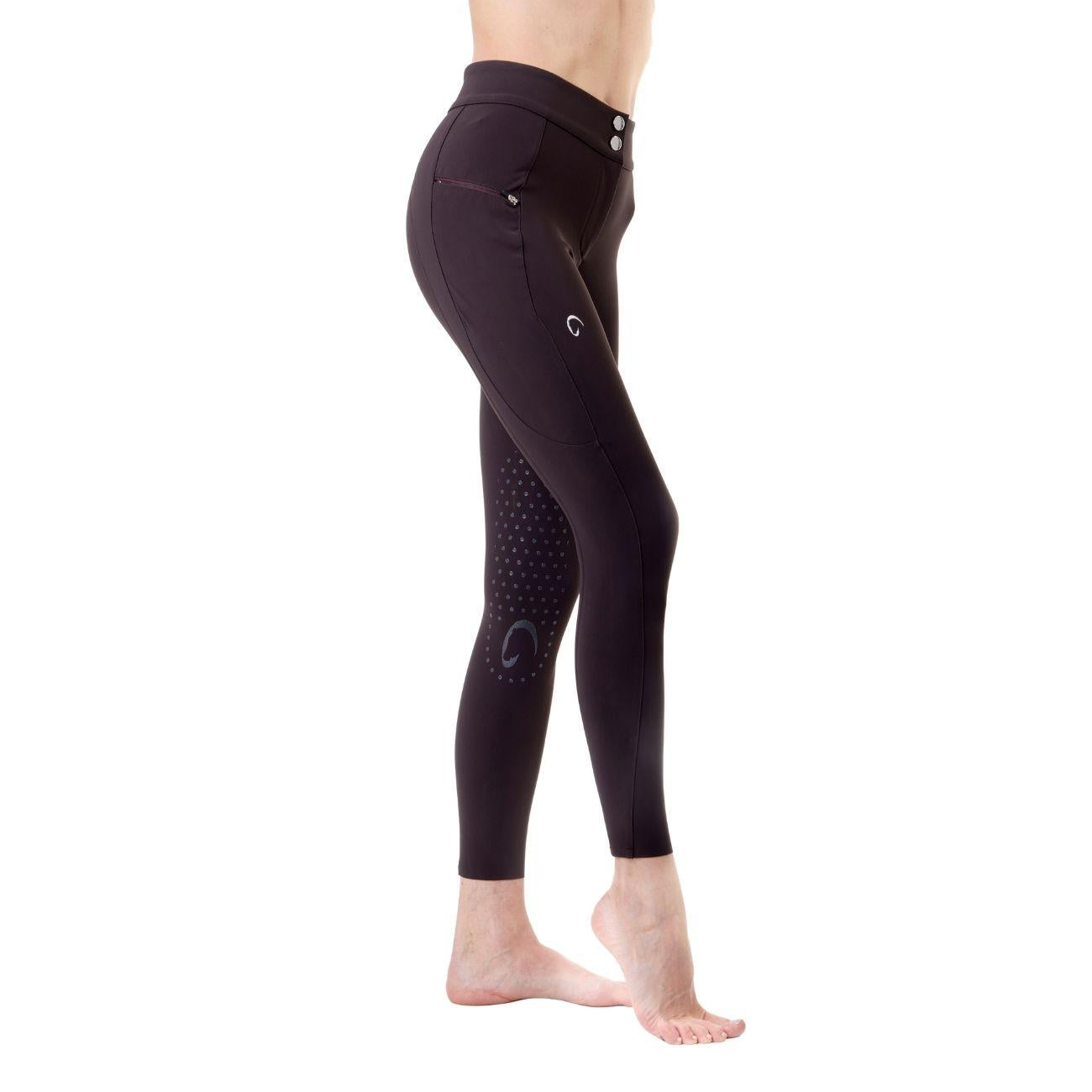 Pantalone Da Donna Half Grip Venezia Mascheroni Marrone 09MA-02VENEZIA 499MARRONE MASCHERONI SELLERIA 