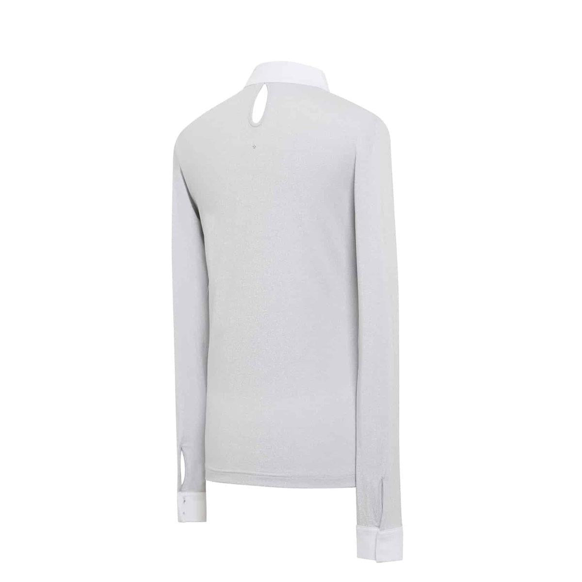 POLO DA COMPETIZIONE DONNA MOD. FAUSTINA SAMSHIELD 09SS-LS-SHRT-FAUSTINA WHITE LUREX SAMSHIELD 
