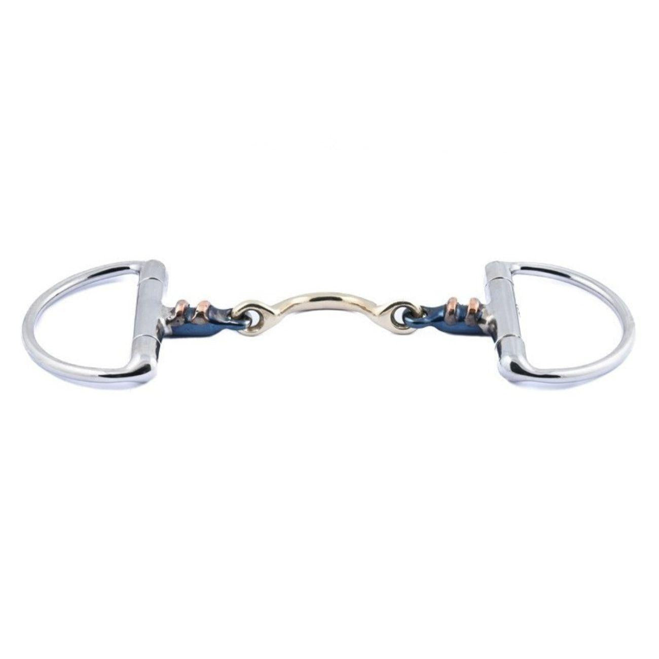 JUMP'IN FILETTO AD OLIVA BLUE STEEL SPEZZATO IN 3 CON PASSALINGUA JUMP'IN Blue steel filetti ad oliva 0110BLUE STEEL 09JU0110 BLUE STEEL JUMP'IN 