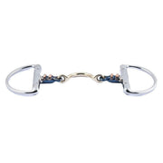 JUMP'IN FILETTO AD OLIVA BLUE STEEL SPEZZATO IN 3 CON PASSALINGUA JUMP'IN Blue steel filetti ad oliva 0110BLUE STEEL 09JU0110 BLUE STEEL JUMP'IN 