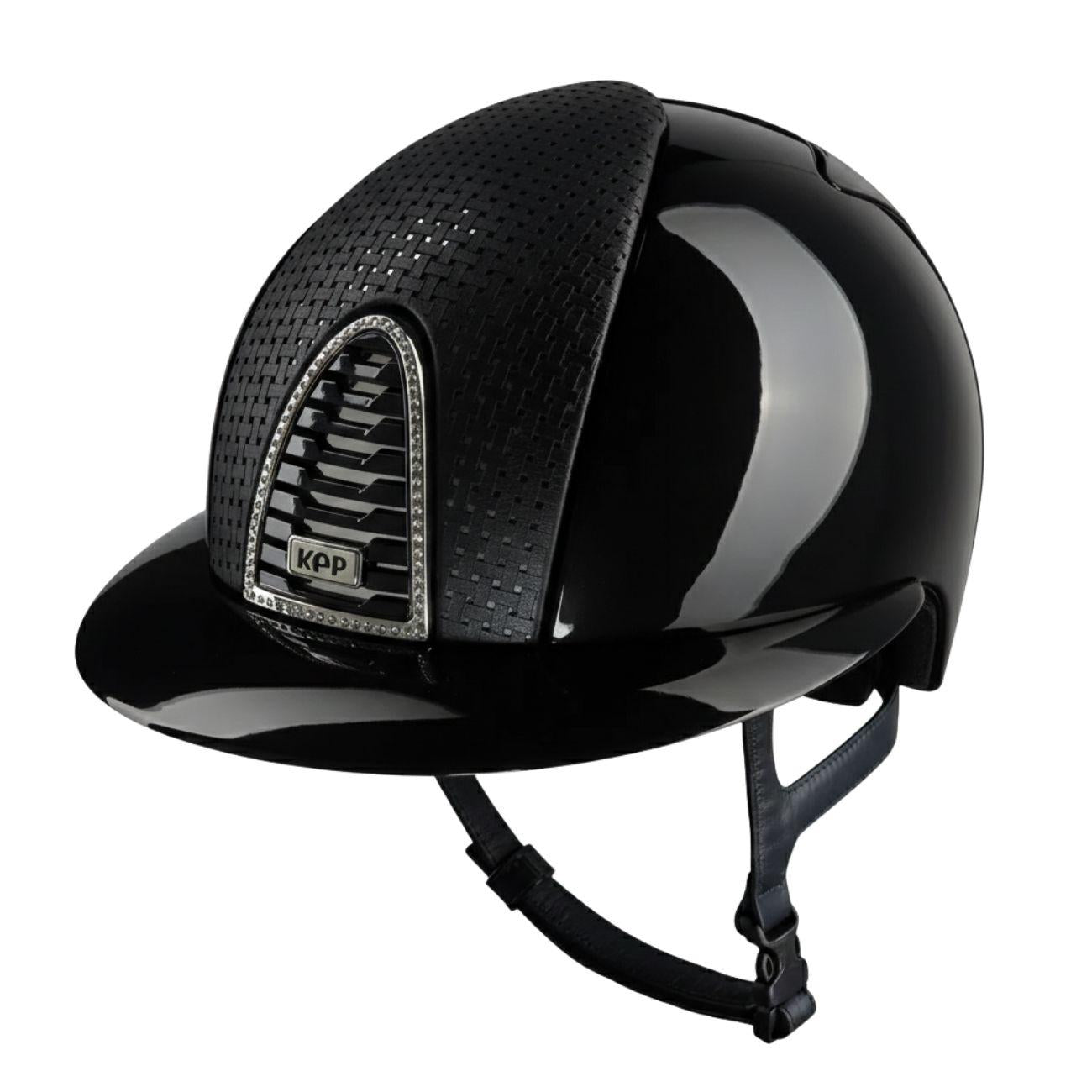 Cap Kep Italia Cromo 2.0 Polish Metal Con Cornice Con Swarovski Visiera Polo Ed Inserto Anteriore Verona Nero CRPL2.0930 NERO KEP ITALIA 