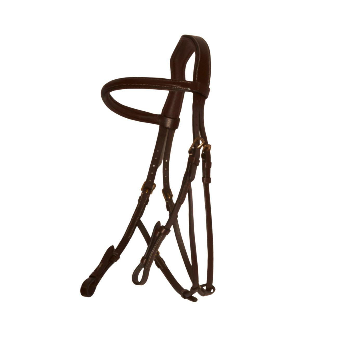 Testiera Per Hackamore Mascheroni Selleria 30MA-HGE-HACKBRI DARK BROWN MASCHERONI SELLERIA 