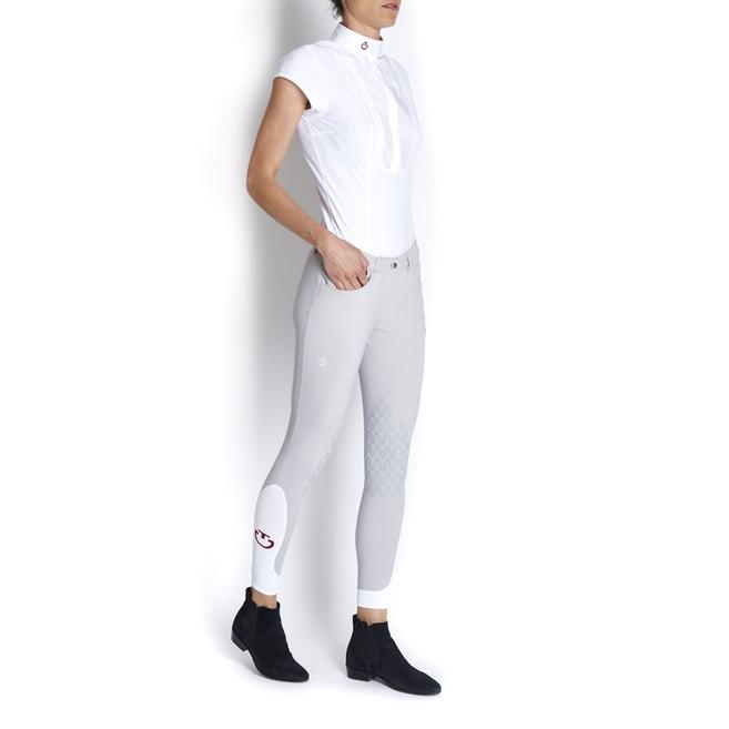 Cavalleria Toscana Pantaloni Da Equitazione 14CTPADN22JE0108100GHIAC Bianco 14CTPADN22JE010 8100GHIAC CAVALLERIA TOSCANA 