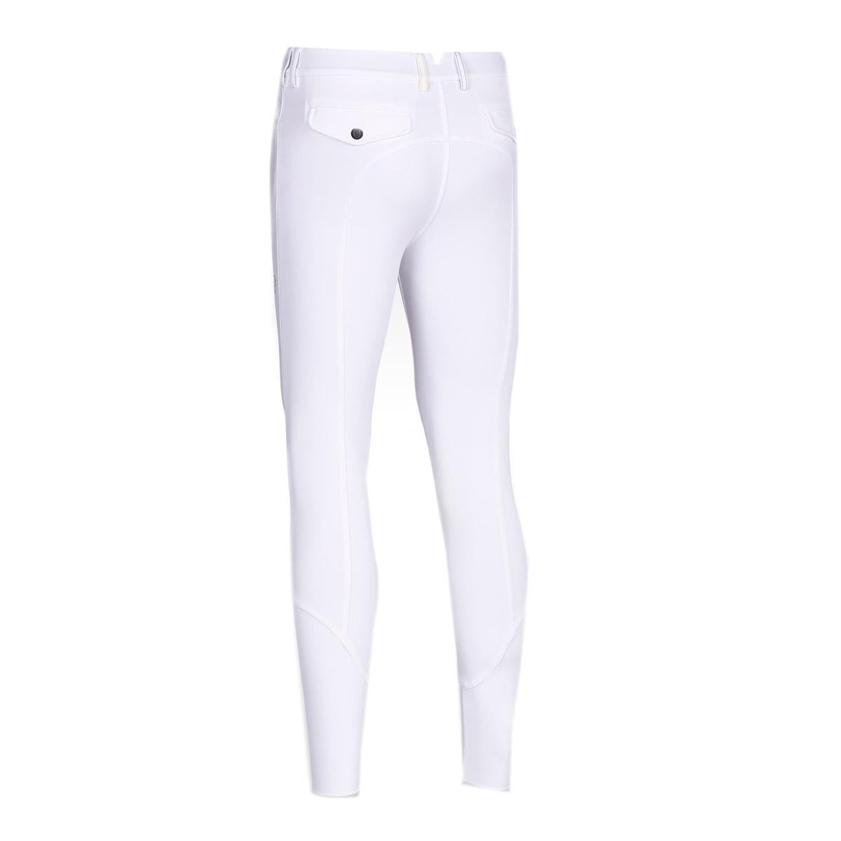 PANTALONE DA EQUITAZIONE UOMO MOD.MARCEAU MATT CON GRIP 09SS-MARCEAUMATT WHITE SAMSHIELD 