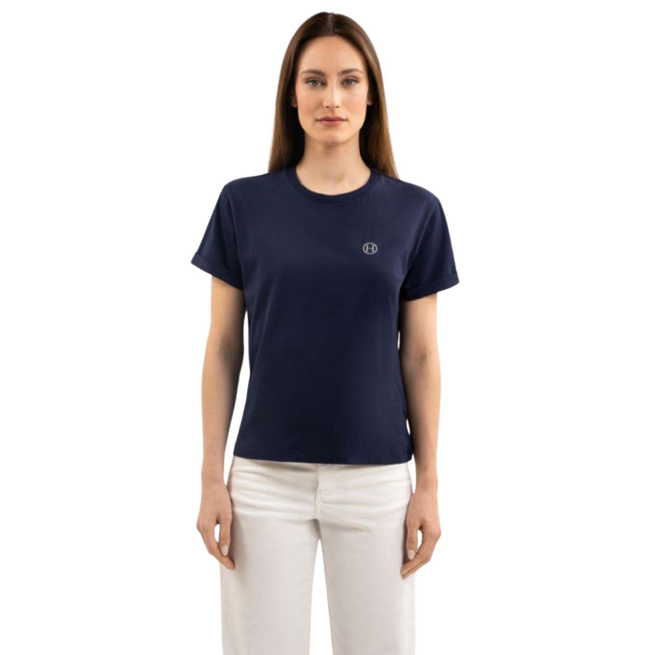 HARCOUR T-shirt Donna Hydra Blu 30004500585 NAVY 