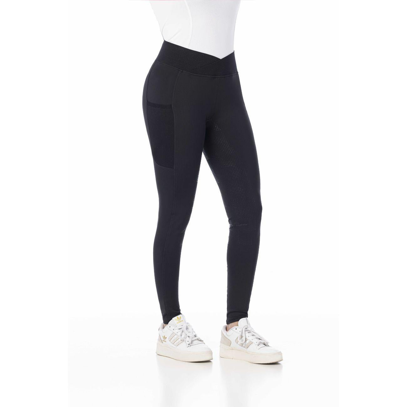 Leggings Je T'aime Flora Equitheme 979163 BLACK EQUITHEME 