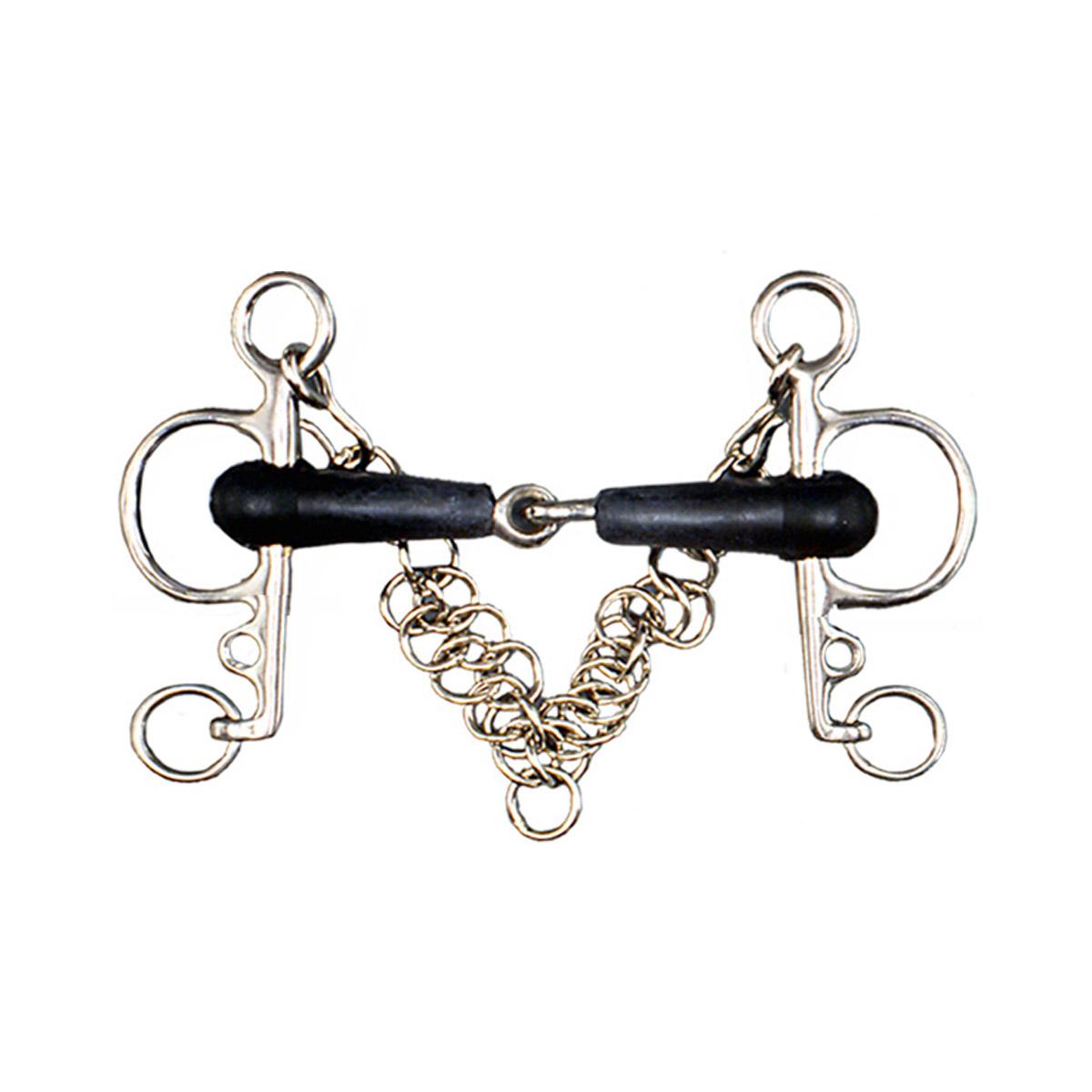 Pelham Snodato Rivestito In Gomma 20mm Tattini 09TA1602707 INOX TATTINI 