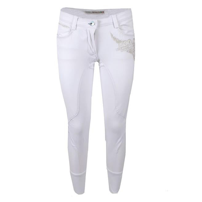 ANIMO Nik 02 Bianco Pantaloni Da Equitazione 11AMNIKS/L 02BIANCO. ANIMO 