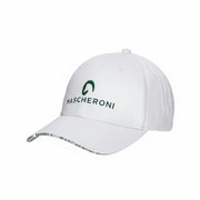 Cappellino Con Visiera E Logo Mascheroni Bianco 09MACAPPELLINO BIANCO MASCHERONI SELLERIA 