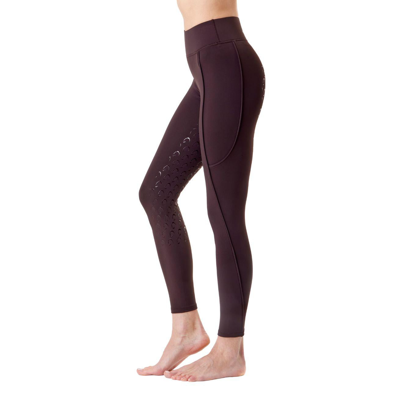 Leggings Donna Full Grip Mascheroni Marrone 30MA-LEGGINGS BROWN MASCHERONI SELLERIA 