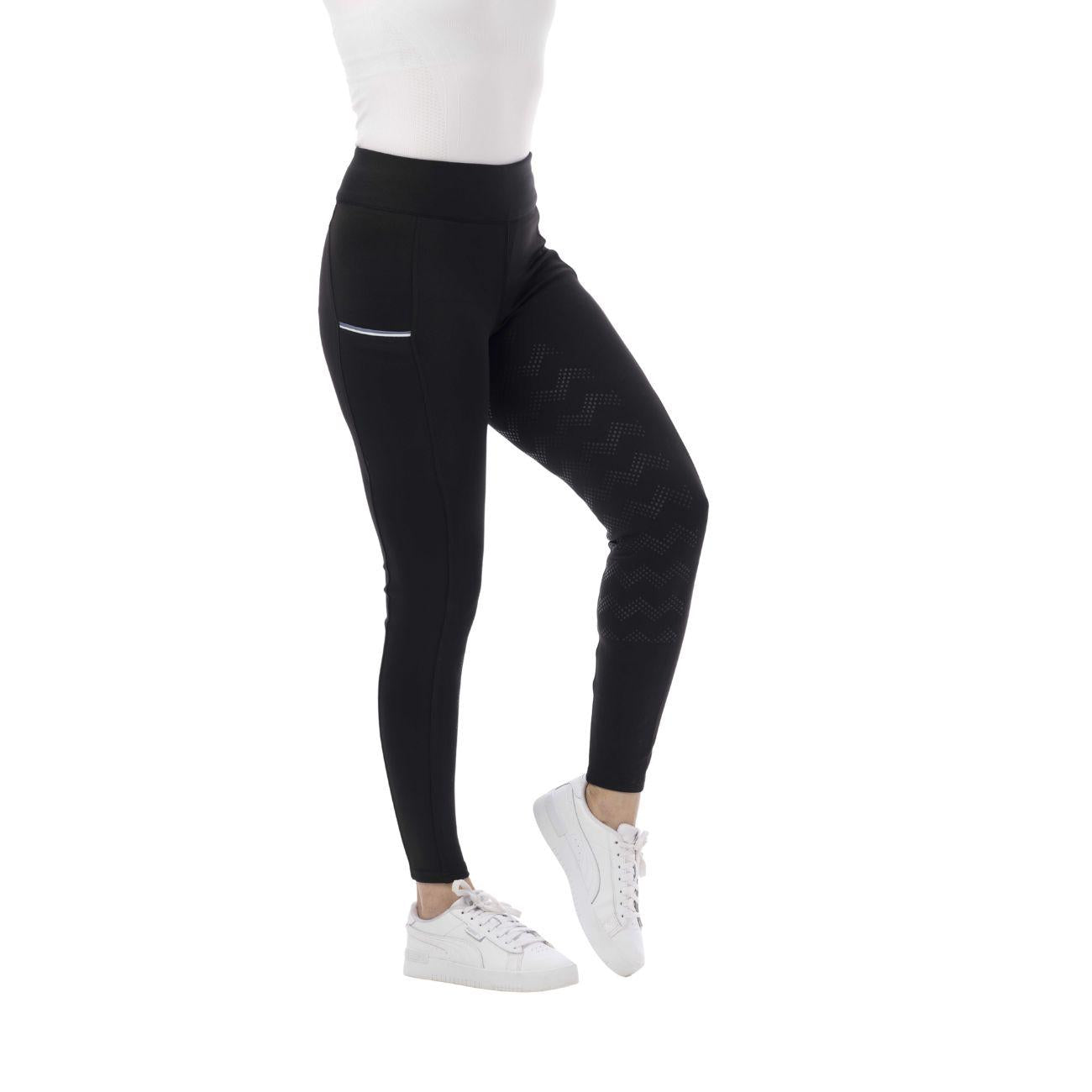 Leggings Da Donna Agadir Riding World Nero 989501 BLACK RIDING WORLD 