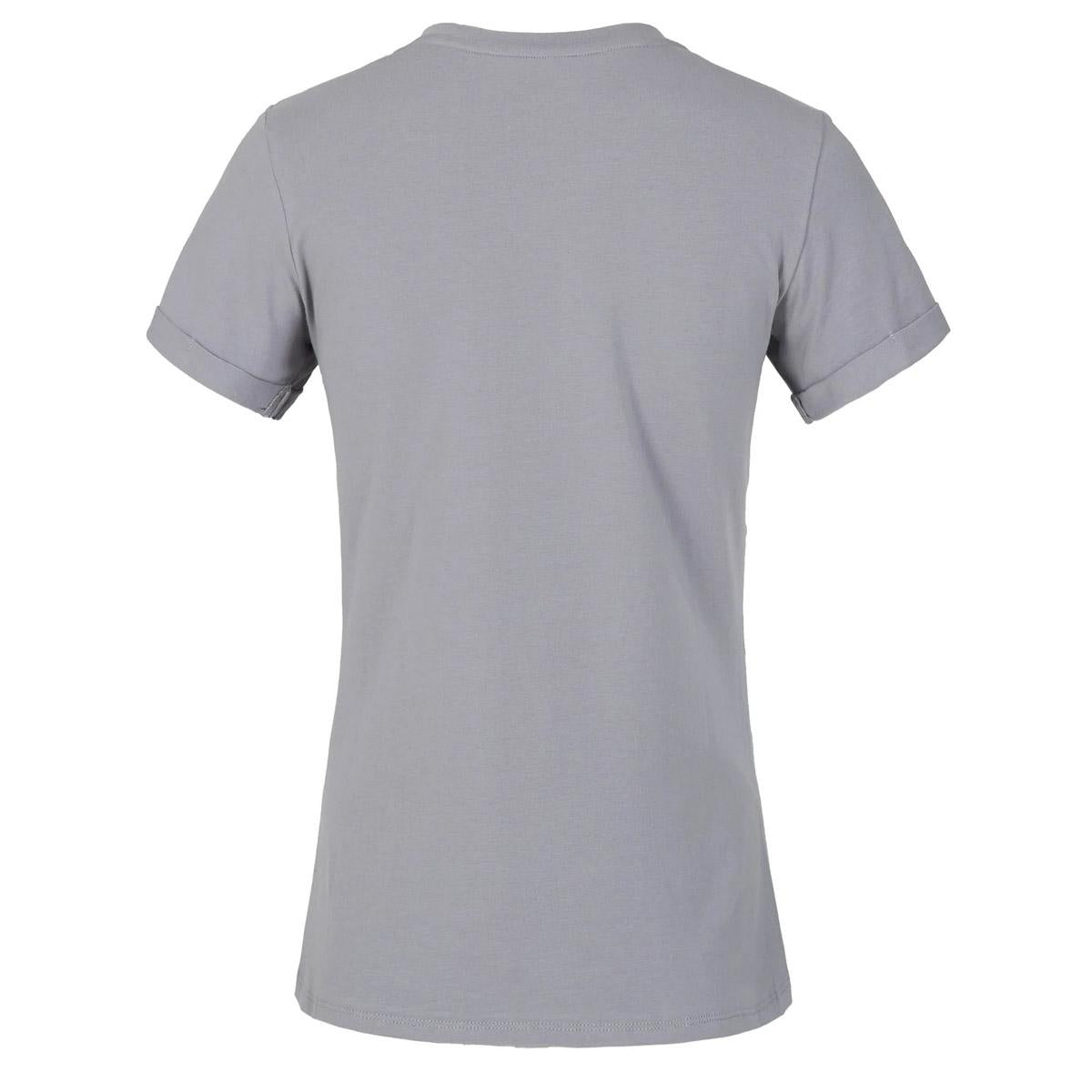 T-SHIRT MANICA CORTA COLLO A V MOD.KLOVELIA 09KING-2210203321 553GREY SLEET KINGSLAND 