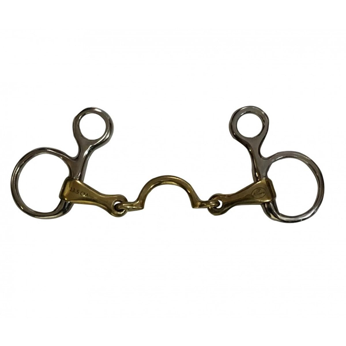 JUMP'IN BAUCHER SPEZZATO IN 2 CON PASSALINGUA OTTONE imboccature speciali 0022P 09JU0022P OTTONE JUMP'IN 