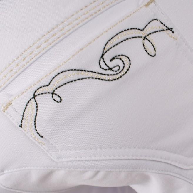 ANIMO Nobil Animo Bianco Pantaloni Da Equitazione 15AMNOBIL 02BIANCO ANIMO 