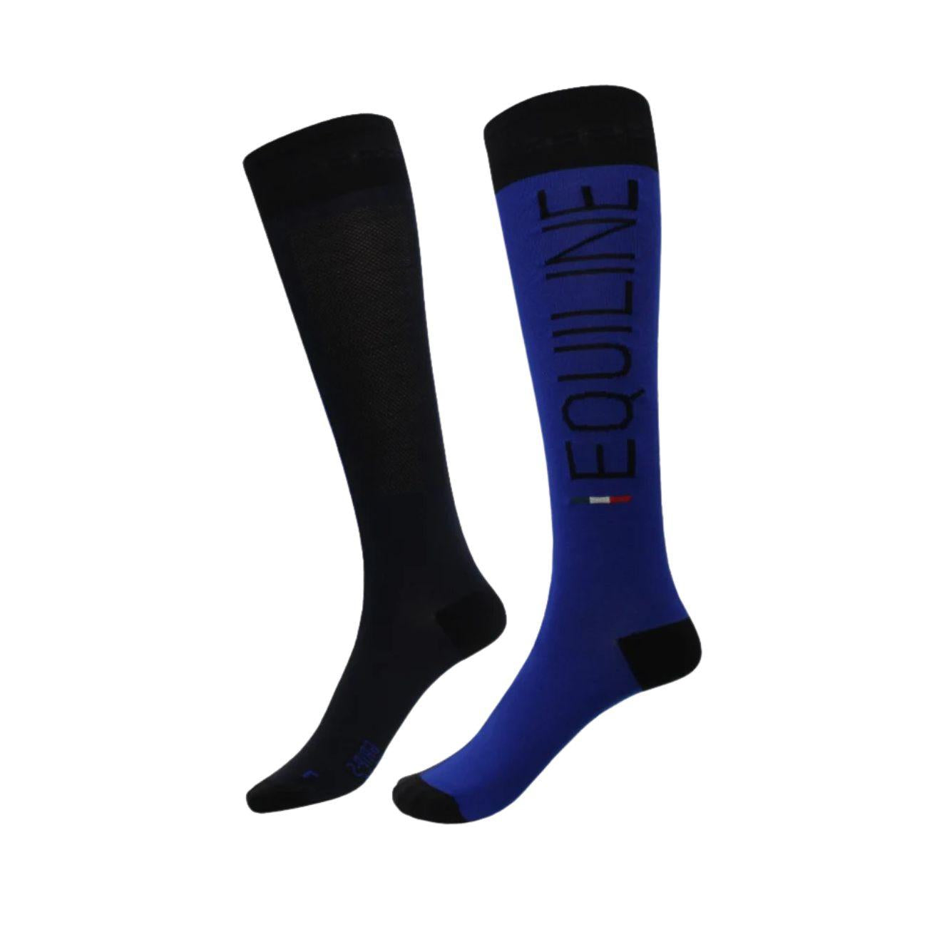 EQUILINE Calzino Unisex Con Grip PM-EQ-194MT11229 003ROYAL 