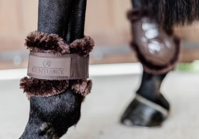 PARANOCCHE PER GIOVANI CAVALLI CON AGNELLINO VEGANO 88205 05-05BROW/BROWN KENTUCKY 