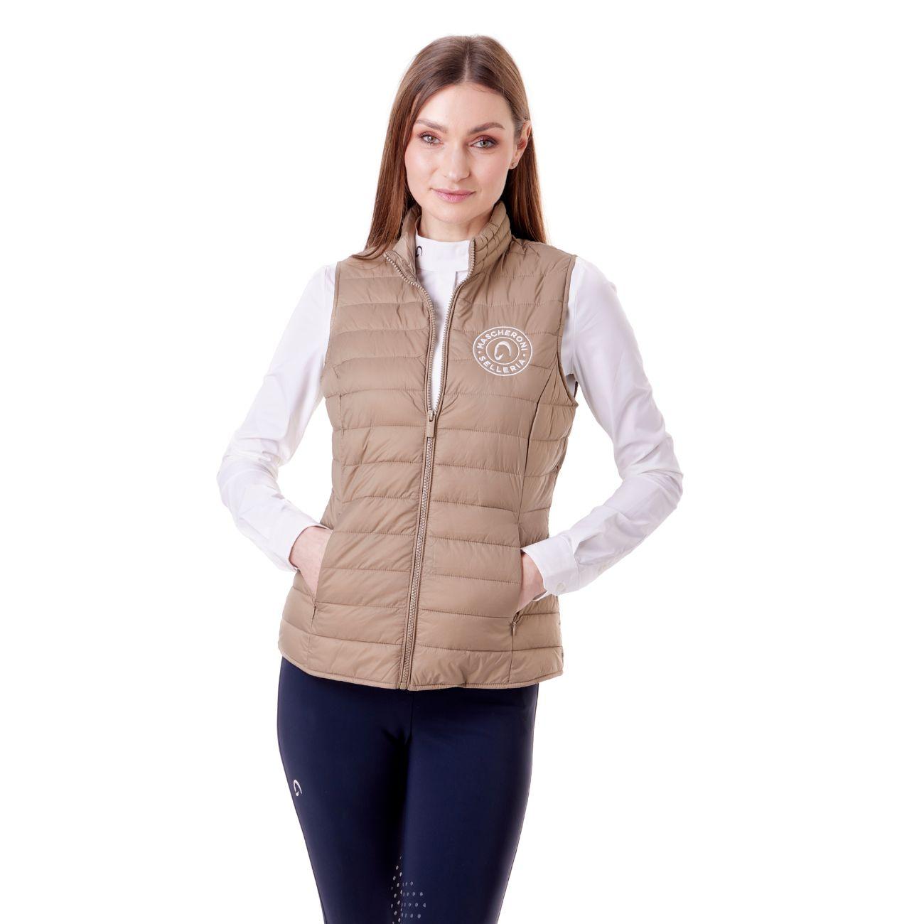 Gilet Imbottito Da Donna Mascheroni Beige 02 BEIGE MASCHERONI SELLERIA 