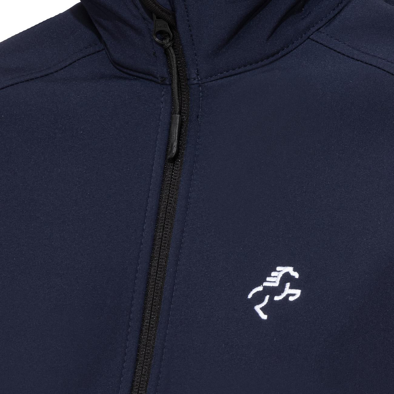 SOFTSHELL DONNA FULL ZIP 09EH-K400 BLUE NAVY EQUINE HORSE 