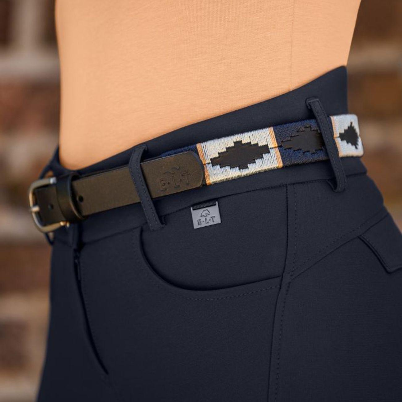 Cintura In Cuoio Modello Gemma Elt Blu Scuro 32380 25DEEPBLUE ELT 