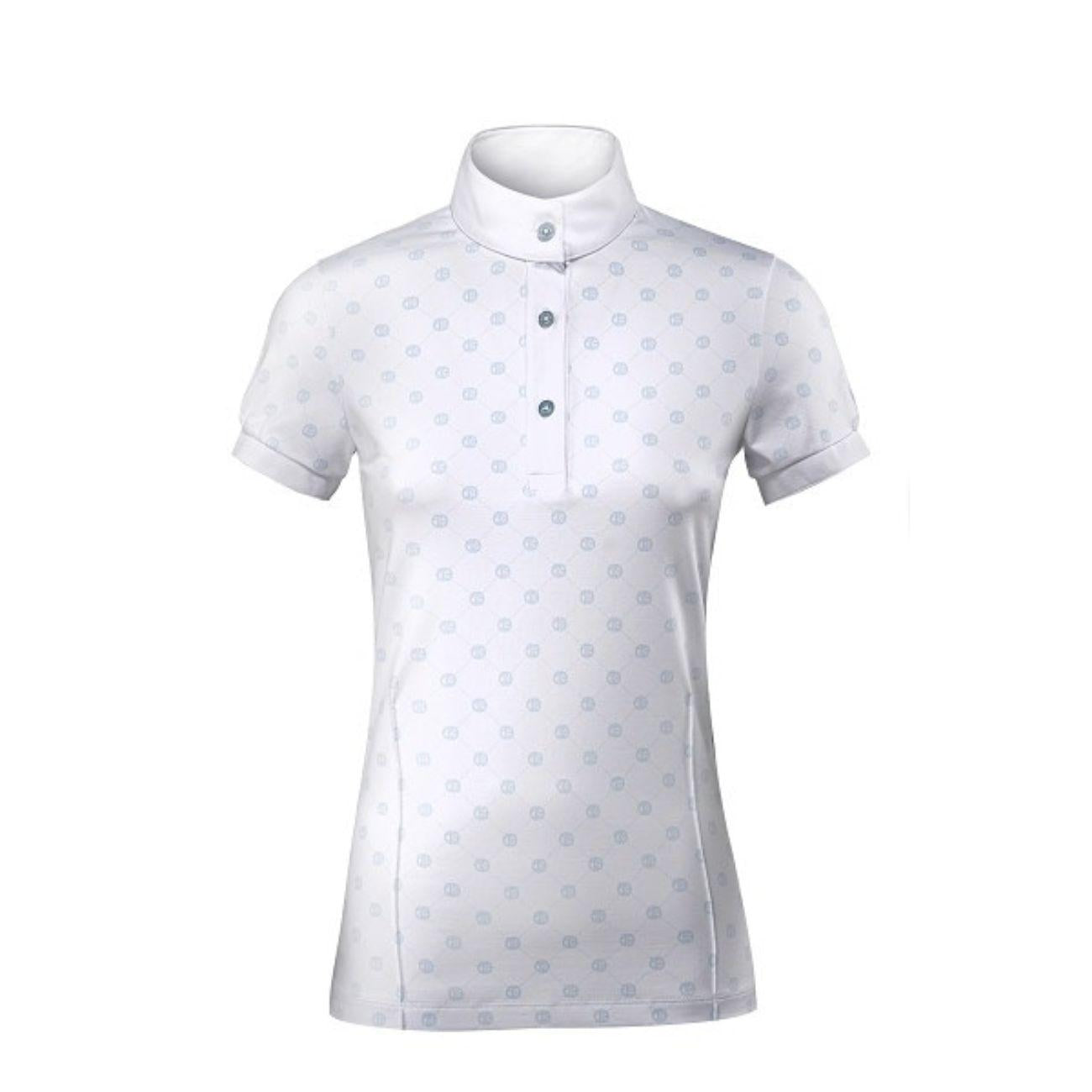 EQUILINE Polo Donna Da Concorso A Manica Corta PM-EQ-H00809 001WHITE 