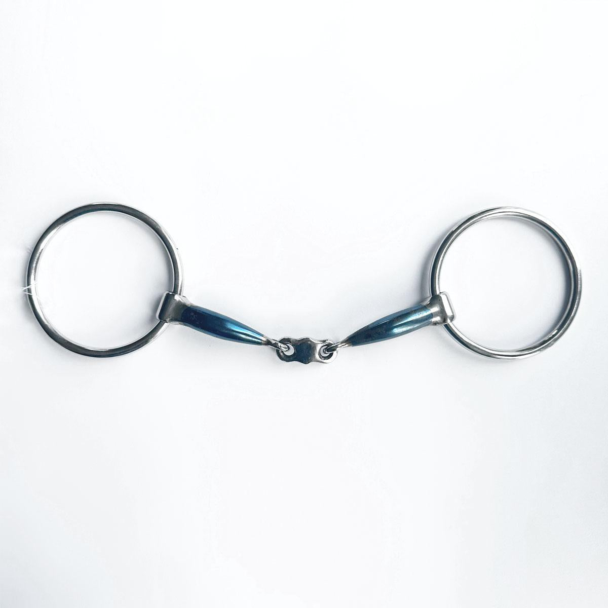 FILETTO AD ANELLI SPEZZATO IN 3 CON PIATTINA 30MA-#35 SWEET IRON EQUINE HORSE