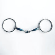 Snaffle bit AD ANELLI SPEZZATO in 3 with PIATTINA 30MA-#35 SWEET IRON EQUINE HORSE