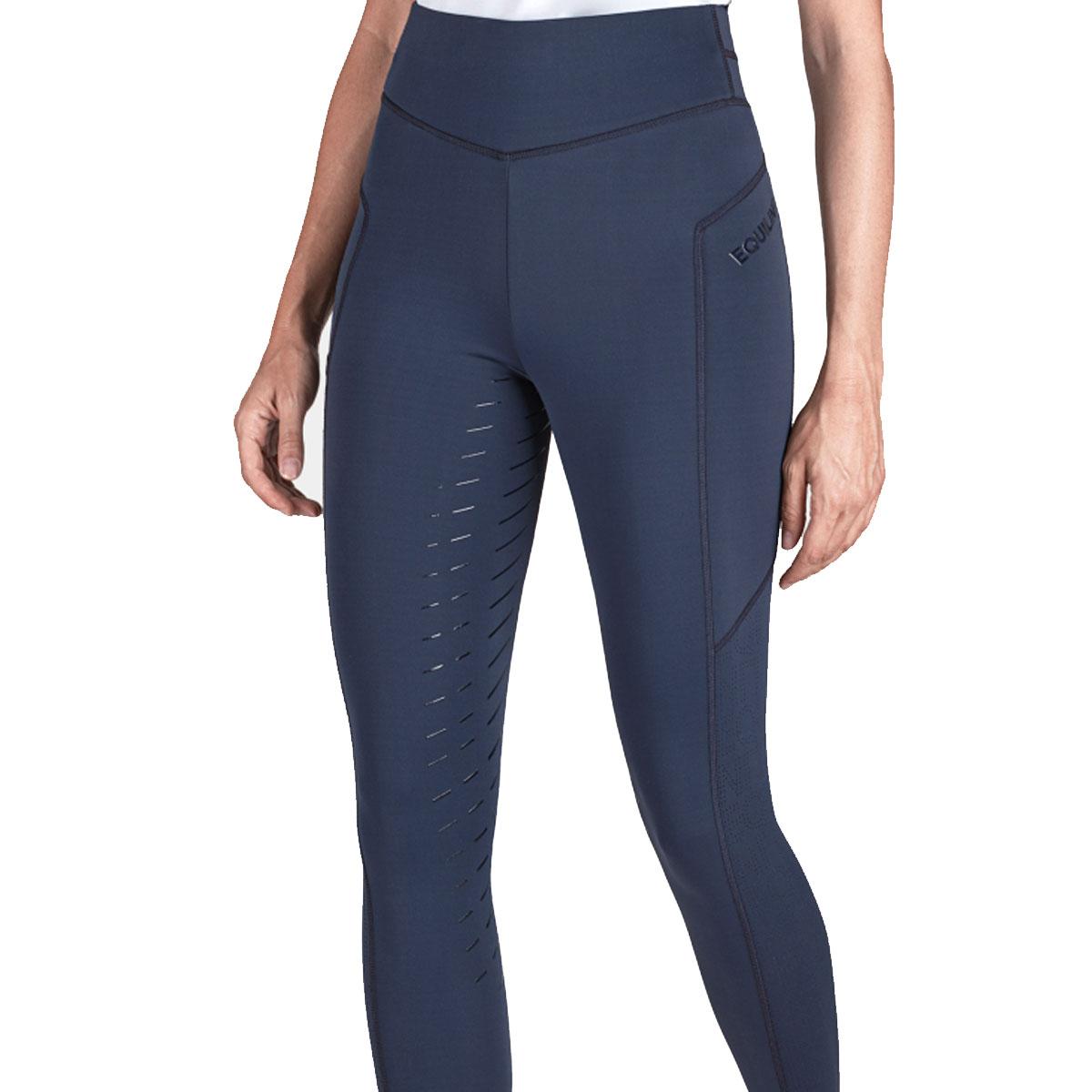 LEGGINGS DONNA FULL GRI MOD.CERINF 30EQ-ES123PN09049 002BLU EQUILINE 